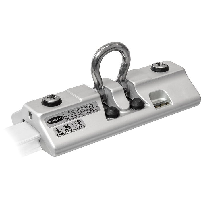 Ronstan Series 22 Safety Rail Car, Silver