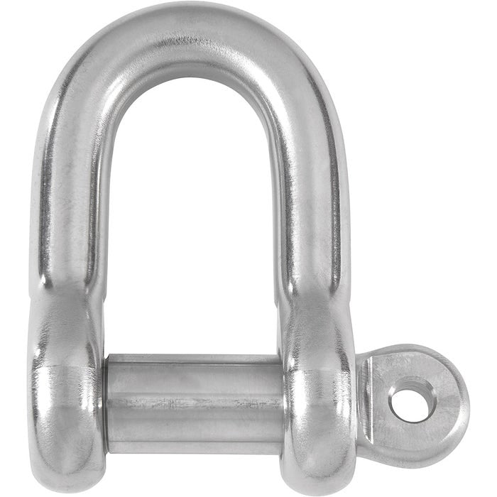 Ronstan Stainless Steel D Shackle 5/8" Coined Pin Head with Hole