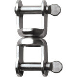 Ronstan Stainless Steel Swivel Shackle 3/16" Pins Coined Head