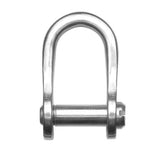 Ronstan Stainless Steel D Shackle 1/4 Pin Slotted Head