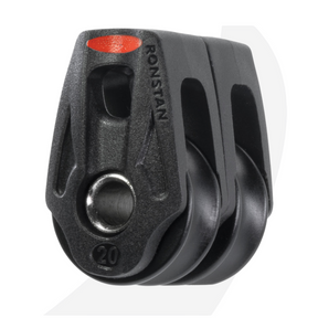 Ronstan Series 20 BB Orbit Block, Double, Lashing, Becket
