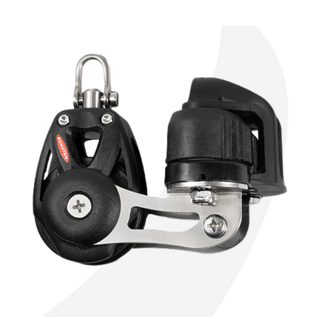 Ronstan S40 BB Orbit Block,Single,Cleat,Swivel