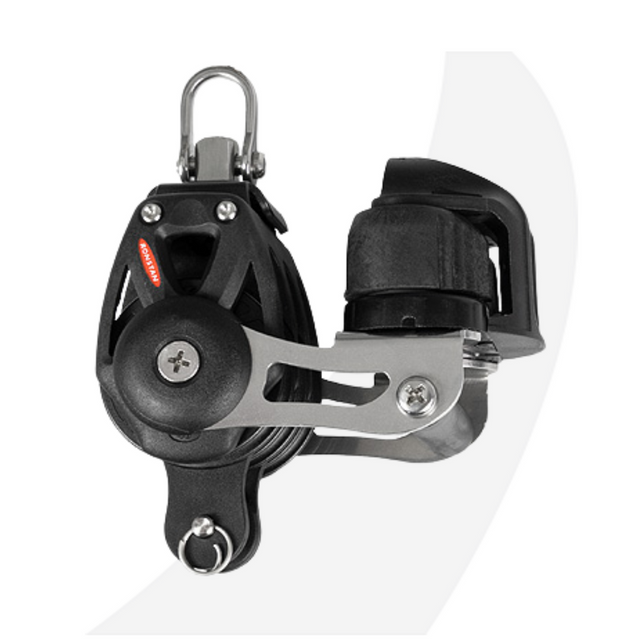 Ronstan S40 BB Orbit Block,Triple,Becket,Cleat,Swivel Shackle
