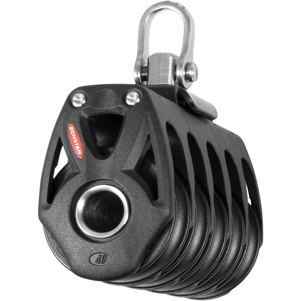 Ronstan Series 40 Ball Bearing Orbit Block Quin, Shackle Head