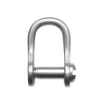 Ronstan Shackle, Standard Dee, Forged, Pin 6mm, L:25mm, W:13mm