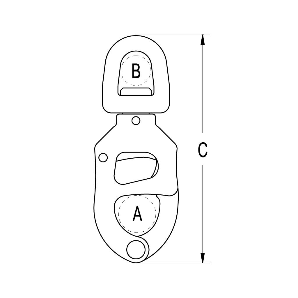Ronstan Series 100 Triggersnap Shackle with Small Bail