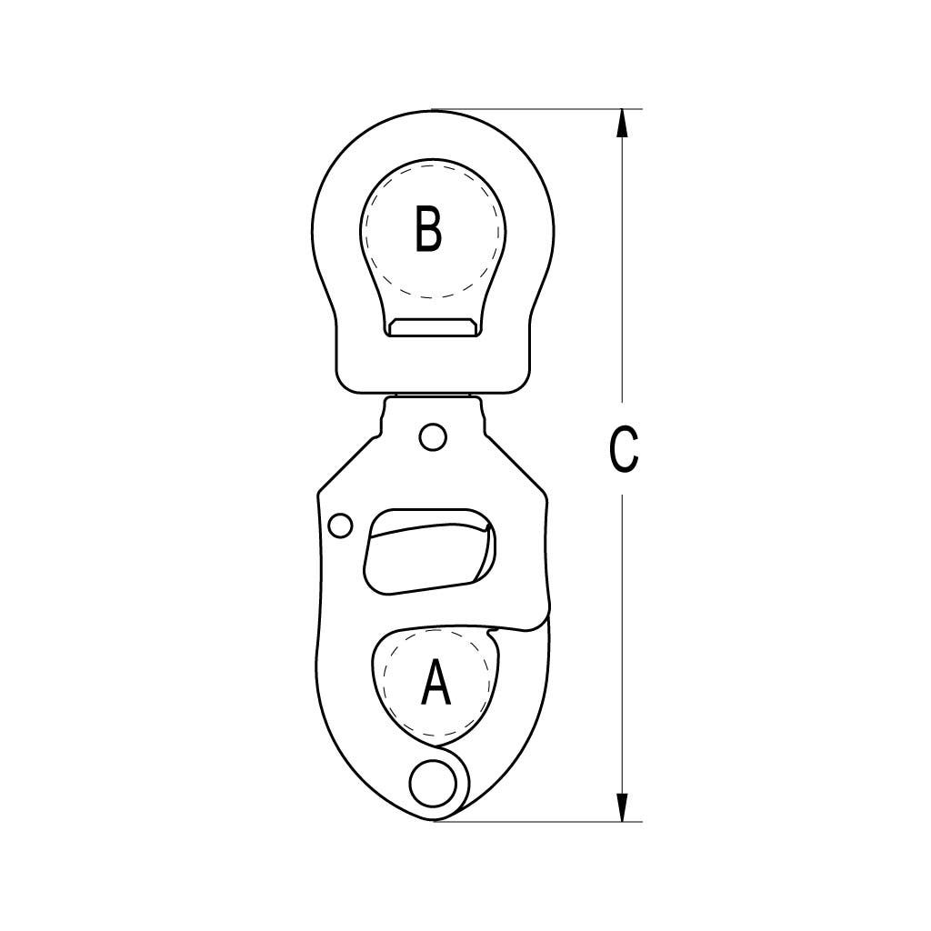 Ronstan Series 200 Triggersnap Shackle with Large Bail