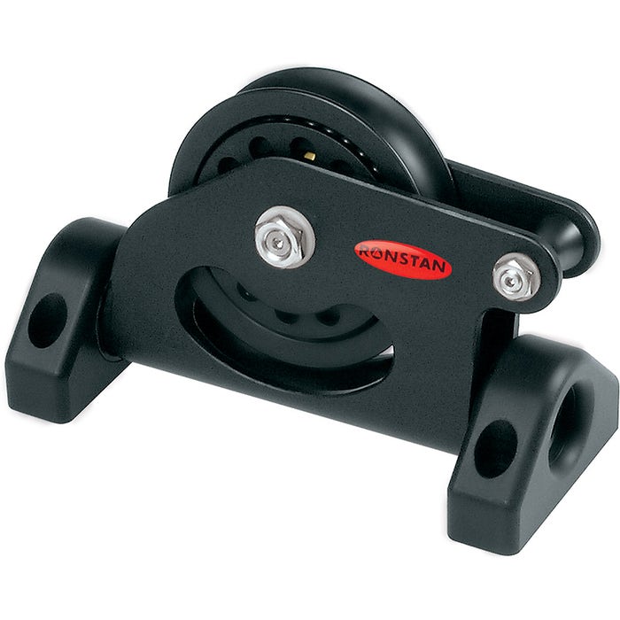 Ronstan Series 75 Roller Bearing Block, Pivoting Low lead, Single