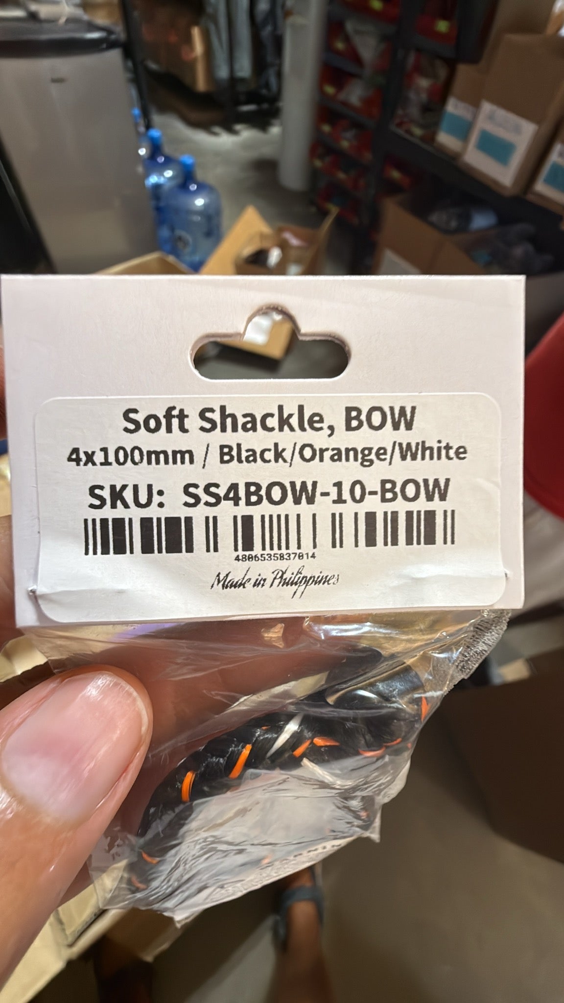 Robship Soft shackle bow color (black/orange/white)