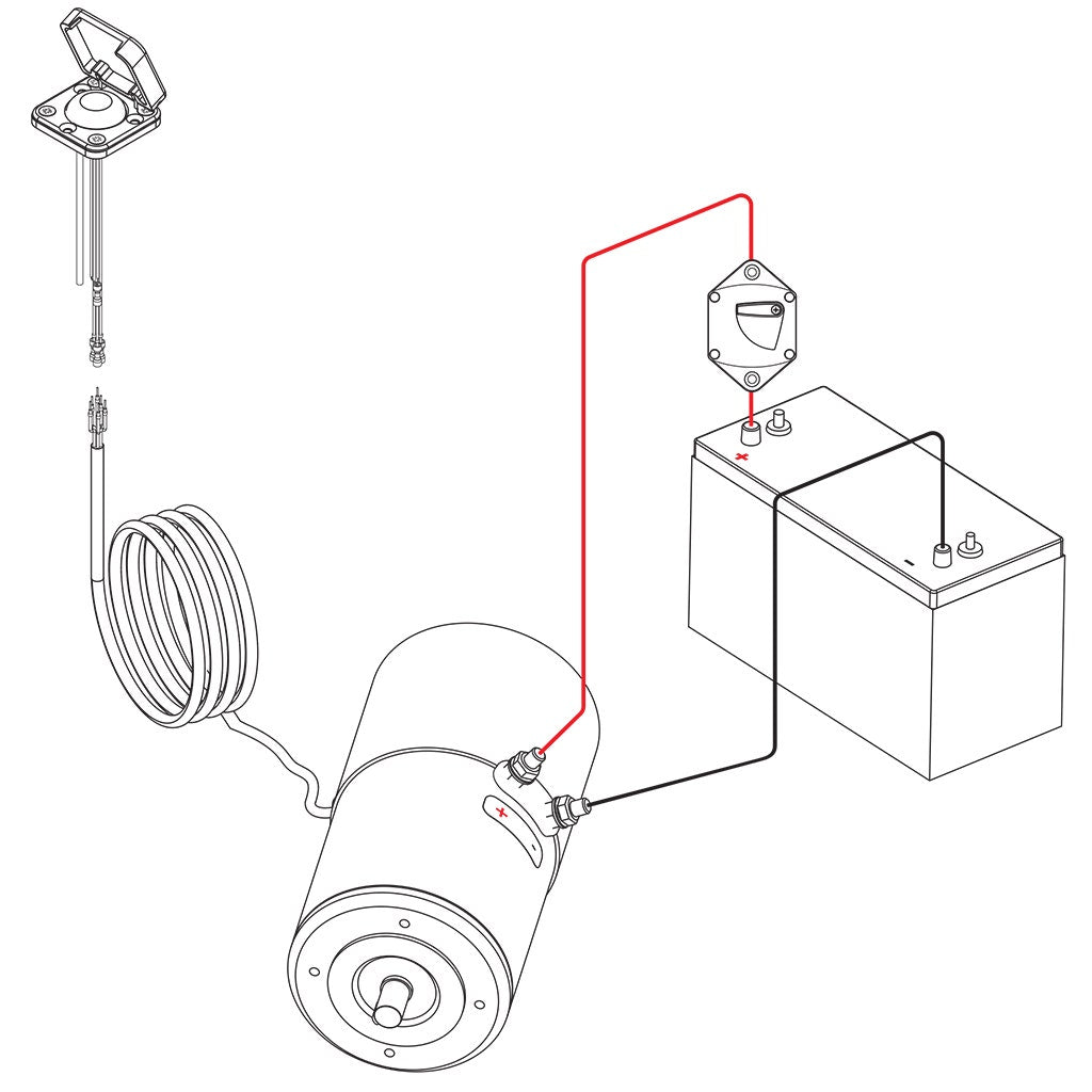 Ronstan 40QT Orbit Winch Conversion Kit, E1 24V
