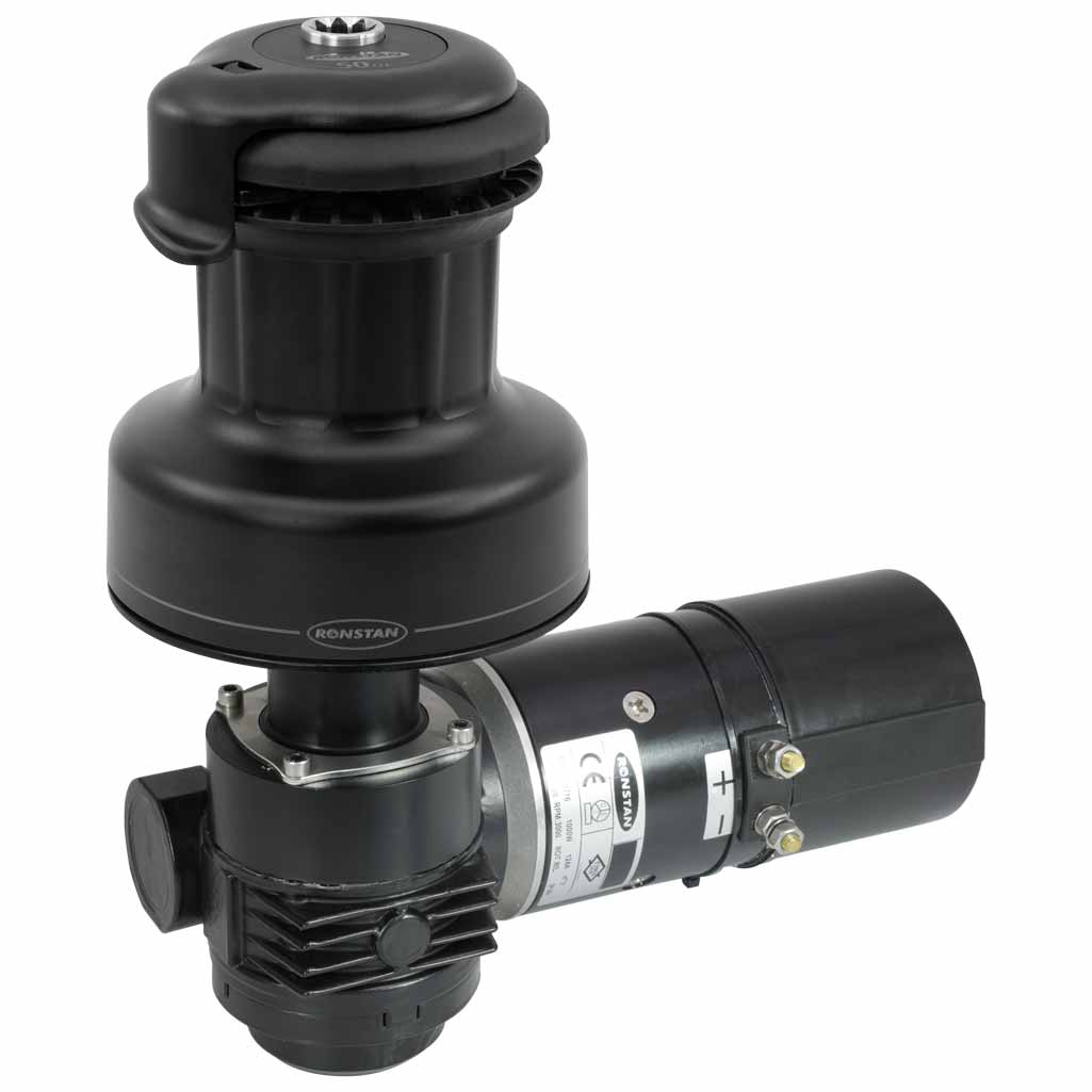 Ronstan 50QT Orbit Winch - 2-Speed, QuickTrim, E2+ 12V