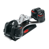Ronstan Series 22 Traveller Car, 4 Control Sheaves with Cleat