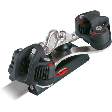 Ronstan Series 22 Traveller Car, 125mm, 4 Control Sheaves, 2 Cleats