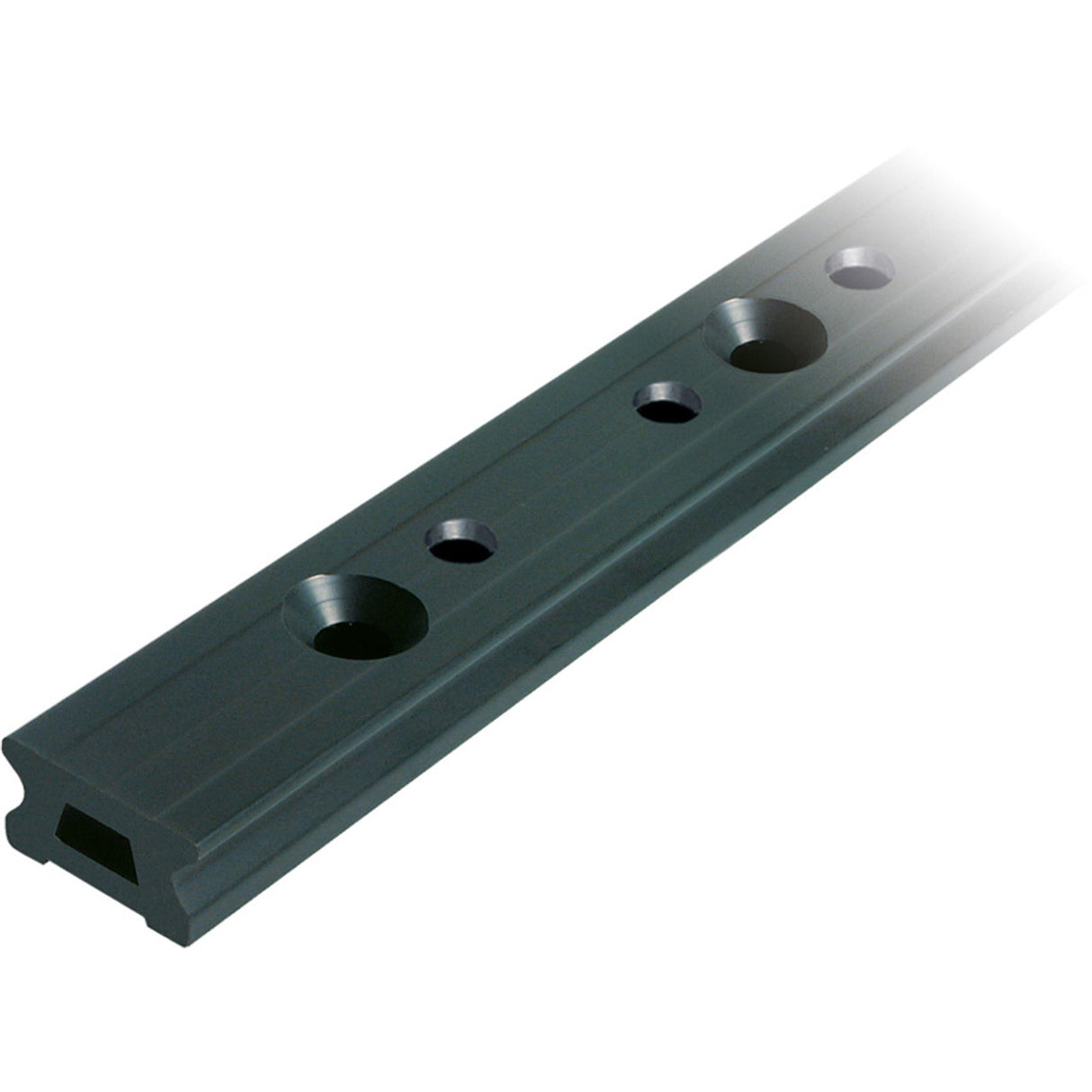 Ronstan Series 30 Track, Black, 996 mm M8 CSK fastener holes. Pitch=100mm Stop hole pitch=50mm
