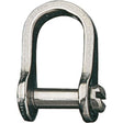 Ronstan Shackle, Standard Dee, Slotted Pin 1/4", L:22mm, W:14mm