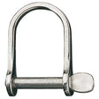 Ronstan Shackle, Wide Dee, Pin 1/4in, L:39mm, W:30mm