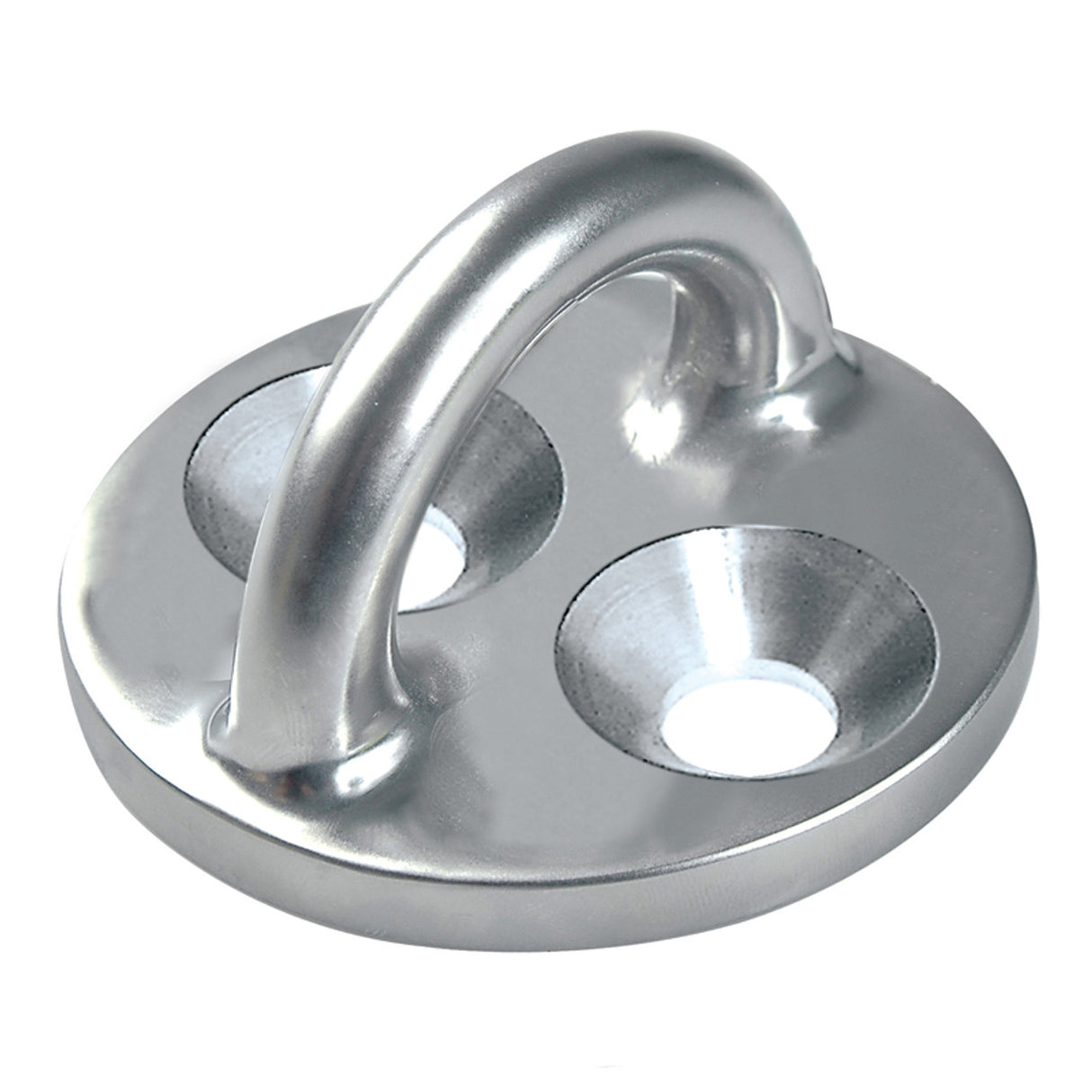 Ronstan Pad Eye, Round Base, 4XM8 (5/16") Holes