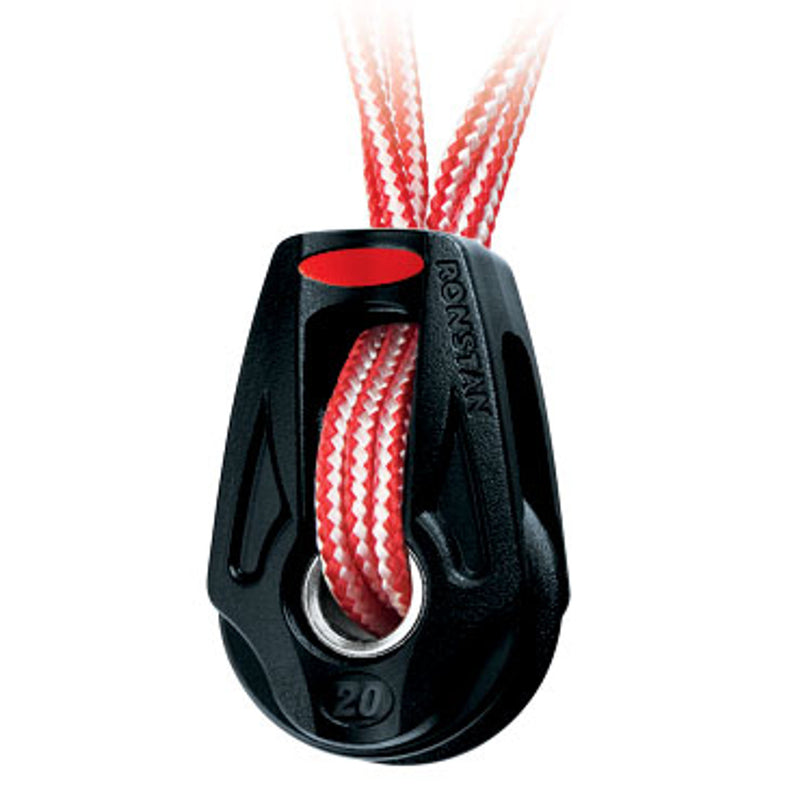 Ronstan Series 20 BB Orbit Block, Single, Lashing, Becket