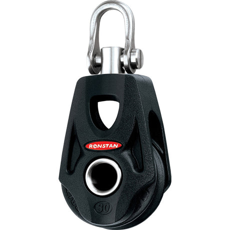 Ronstan Series 30 BB Orbit Block, Single, Swivel Shackle Head, Becket