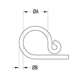 Ronstan Clevis Pin Retaining Clip