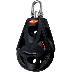 Ronstan Series 40 BB Orbit Block, Single, Becket, Swivel Head