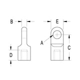 Ronstan Stainless Anchor Nut, 1/4" UNF Thread