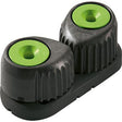 Ronstan Small 'C-Cleat' Cam Cleat Green, Black Base