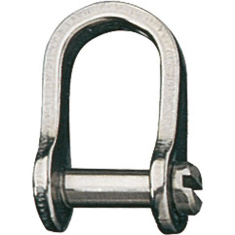 Ronstan Shackle, Standard Dee, Slotted Pin 5/32", L:15mm,W:10mm