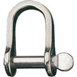 Ronstan Shackle, Standard Dee, Pin 3/16", L:18mm, W:11mm