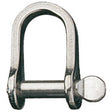 Ronstan Shackle, Standard Dee, Pin 1/4", L:22mm, W:14mm