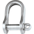 Ronstan Shackle, Standard Dee,Seizing Hole,8mm (5/16" )Pin