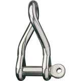 Ronstan Shackle, Twisted, Pin 3/8", L:53mm, W:16mm
