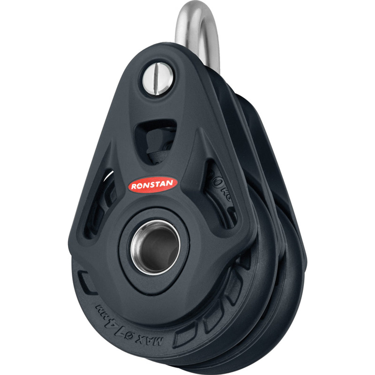 Ronstan Series 75 Core Block, Double, Non-Swivel Head