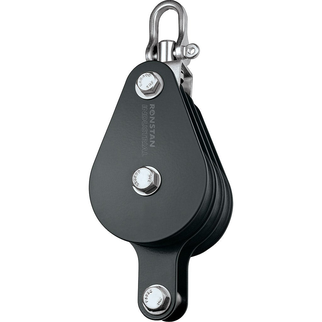 Ronstan Series 75 Industrial Pulley Block, Triple with Becket