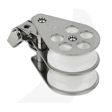 Schaefer Double Stainless Block with Front Side Shackle