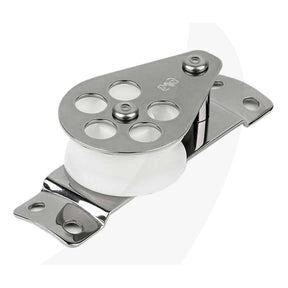 Schaefer Cheek Block Curved Base, Sng/Delrin