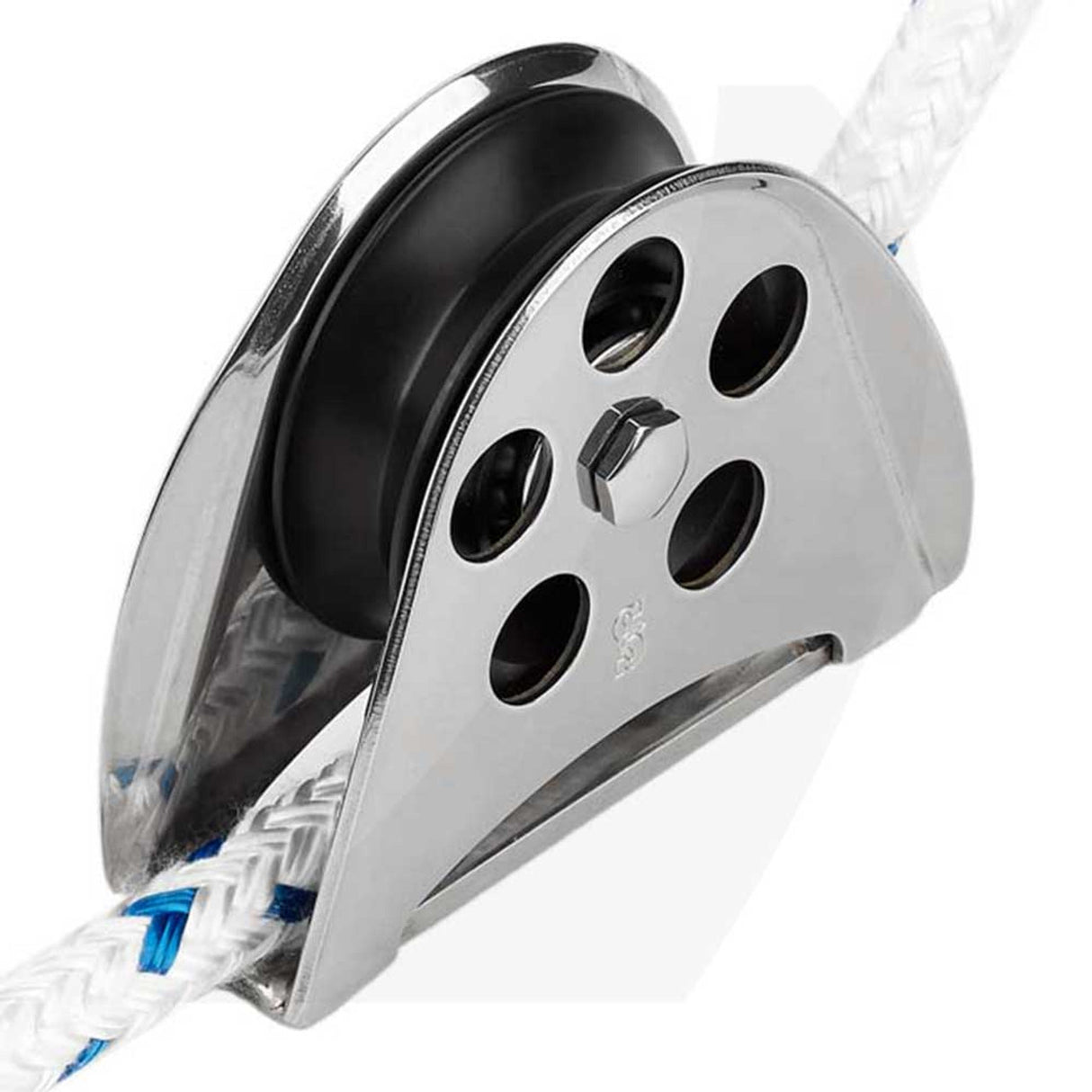 Schaefer Half-Moon Fixed Fairlead, 2 3/8"(60mm) OD SCH32-06-UC