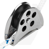 Schaefer Half-Moon Fixed Fairlead, 2 3/8"(60mm) OD SCH32-06-UC