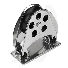 Schaefer Half-Moon Hinged Fairlead, 2 3/8"(60mm)OD