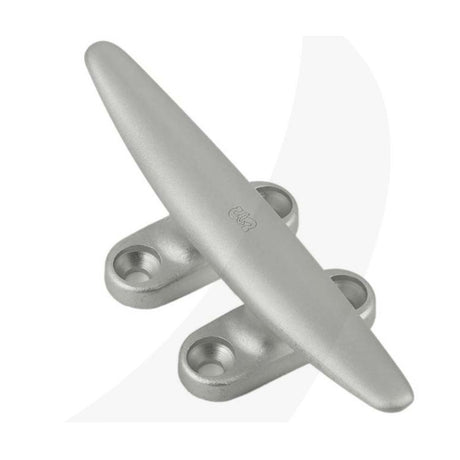 Schaefer Cleat, 4 Hole Deck, 6"(152mm), Silver