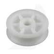 Schaefer Sheave, 2"(51mm) OD, White Delrin