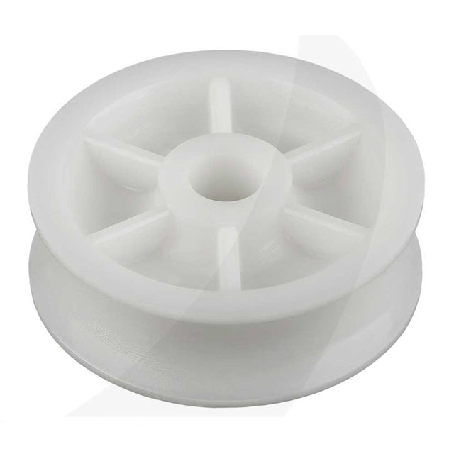 Schaefer Sheave, 2 3/8"(60mm) OD, White Delrin