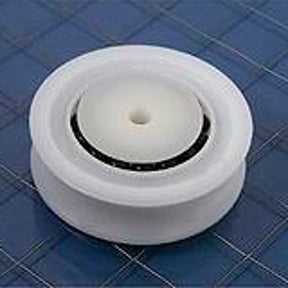 Schaefer Sheave, 2 3/8"(60mm) OD, White Delrin, BB