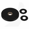 Schaefer Sheave, 2 3/8"(60mm) OD, Aluminum, Wire