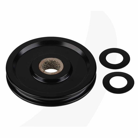 Schaefer Sheave, 3 1/4"(83mm) OD, Aluminum, Wire