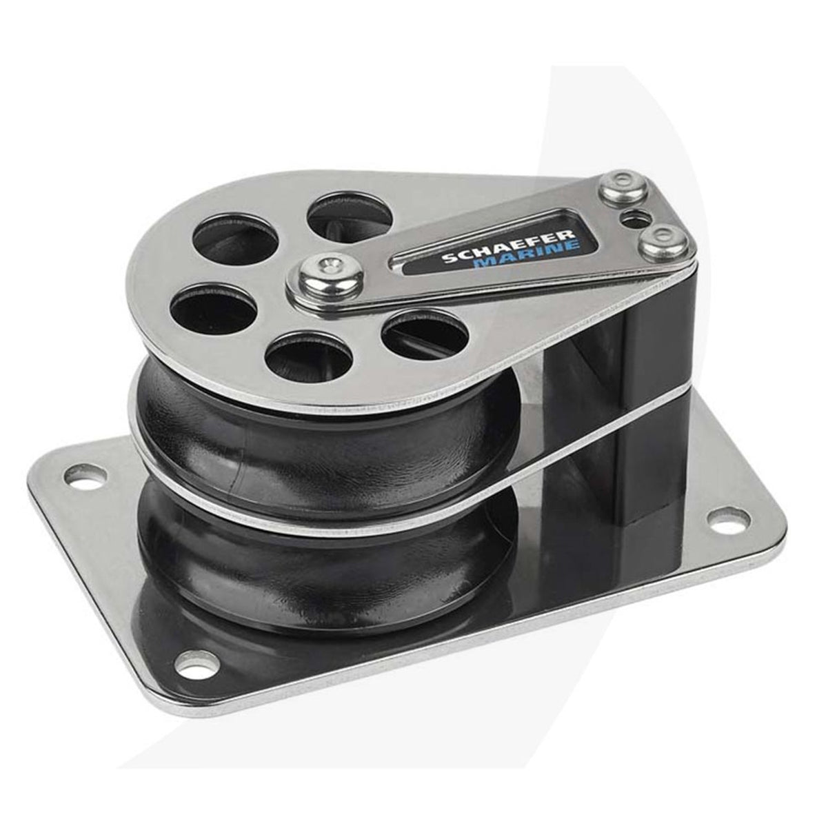 Schaefer Cheek, Double, Delrin Sheave 60mm