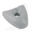 Schaefer End Stop, 1"x1/8"(25x3mm), Grey