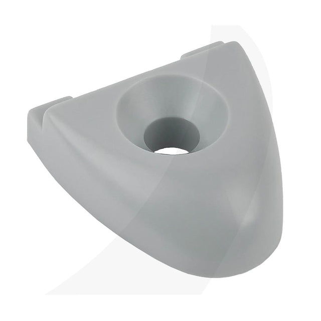 Schaefer End Stop, 1 1/4"x3/16"(32x5mm), Grey