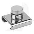 Schaefer Stainless T-Track Slider - Adj. Stop/ Screw Pin