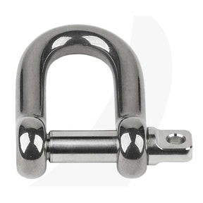 Schaefer D Shackle, 1/4"(6mm) Pin